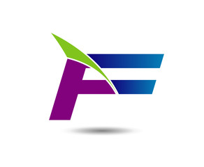 Letter F logo icon design template elements
