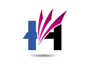 Letter H logo. Creative concept icon
