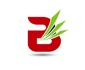 Fototapeta premium Letter b logo icon design template elements 