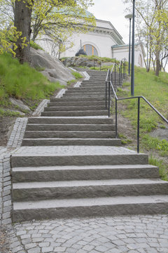Steps on Skeppsholmen; Stockholm