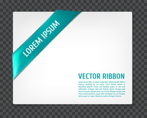 Corner vector ribbon