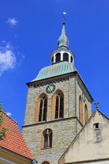 Obraz premium Rheda-Wiedenbrück: St.Aegidius-Kirche (13.Jh., Nordrhein-Westfalen)