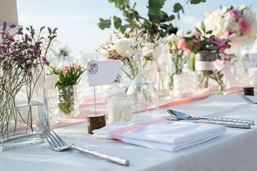 Wedding table Setup