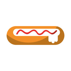 delicious hot dog icon vector illustration design