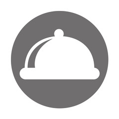 tray server isolated icon vector illustration design