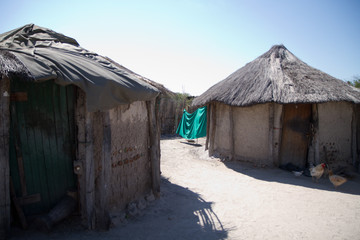 typical village in botswana