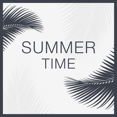 Summer Time Lettering Text
