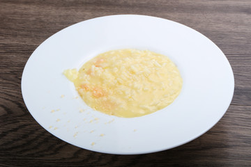 Risotto with prawn