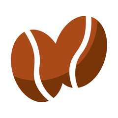 coffee grains isolated icon vector illustration design