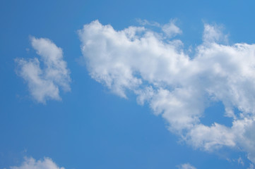 Blue sky with clouds