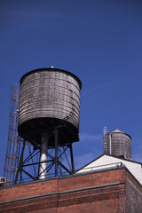 water tank on roof