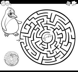 maze or labyrinth coloring page