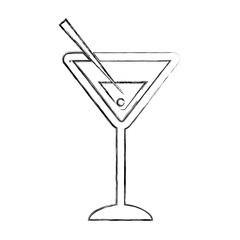 margarita cocktail cup icon vector illustration design