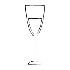wine cup isolated icon vector illustration design