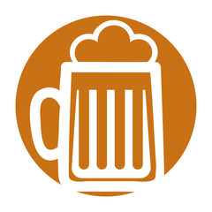 beer jar isolated icon vector illustration design