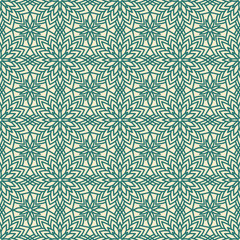 Abstract Seamless Pattern Like Lace. Vintage Ornament Pattern. Islamic, Arabic, Indian