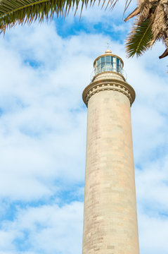 Lighthouse in Maspalomas, Gran Canaria, Spain, Canary Islands