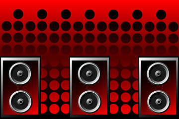 loudspeaker art graphic background design.vector and illustration