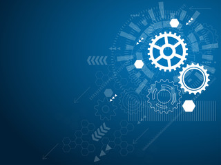 Abstract technological background. Vector illustration.