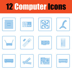 Set of computer icons
