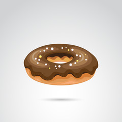Donut vector icon.