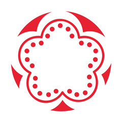 cute flower isolated icon vector illustration design