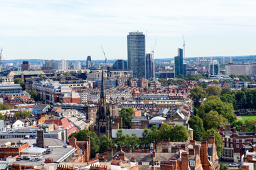 Obraz premium Panoramic views of London from above