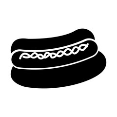 delicious hot dog icon vector illustration design