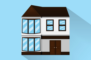 house building design.vector and illustration