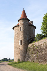 Fototapeta na wymiar Burg Montfort Auvergne