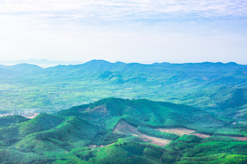 green moutain and skyblue natural in thailand