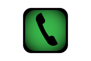 set of phone icon trendy flat design.vector and illustration