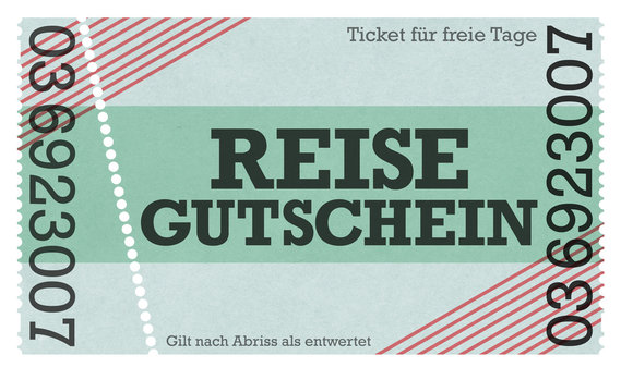 Old Style Ticket Reisegutschein Vintage Design - Mail Einladung, Reise Einladung, Reisegeschenk, Reisegewinn, Preisausschreiben Reise gewinnen, Guthaben, Pauschalreise, individualreise, familie