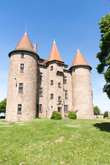 Fototapeta na wymiar Burg Montfort Auvergne