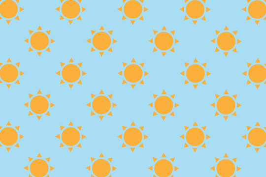 sun pattern wallpaper background.vector and illustration