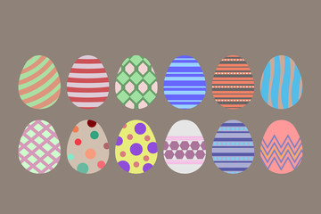 White easter rabbit.vector and illustration