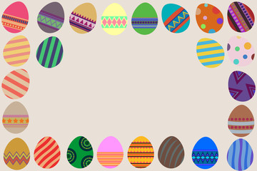 White easter rabbit.vector and illustration
