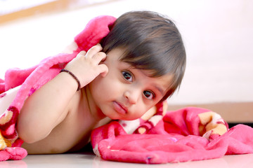 Obraz na płótnie Canvas Cute Indian Baby 