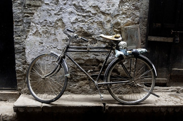 Fototapeta na wymiar bicicleta oxidada