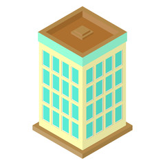 Isometric skyscraper
