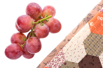 red grape isolated