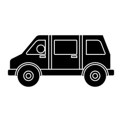 car vehicle icon over white background vector illustration