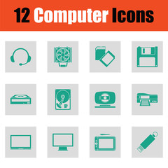 Set of computer icons