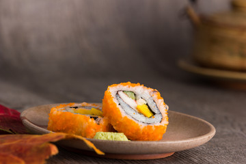 sushi  and tea drinking set