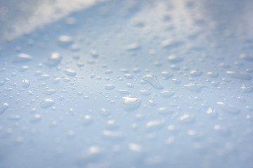 rain or water drops on a window glass