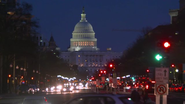 Capitol Hill nachts