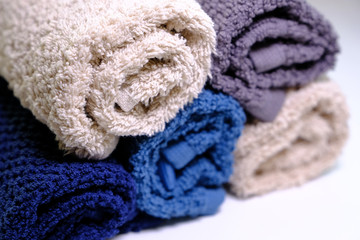 Cotton towels  background