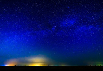 Fototapeta na wymiar Milky way and starry sky.