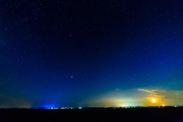 Fototapeta premium Milky way and starry sky.
