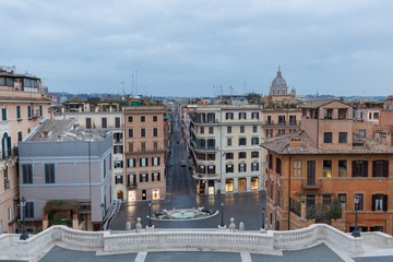 Naklejka premium Spanish Steps Rome, Italy